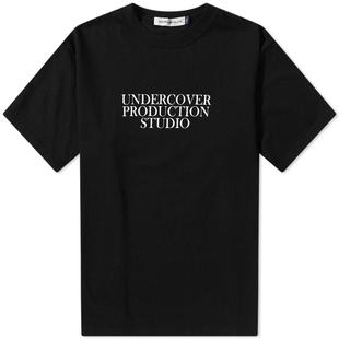undercoverproductionst恤上新ins风潮流男式黑色圆领短袖时尚