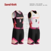 sandknit森耐特数码印闪电款美式双面篮球服，套装男女定制印字印号