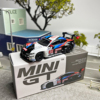 TSM MINI GT 1 64宝马M4 BMW GT3 24号Team RLL 2022合金汽车模型