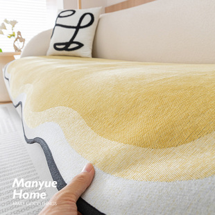 蔓越家coco-cloud异形纯色沙发垫雪尼尔，沙发坐垫子，防滑四季通用