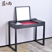 新中式实木梳妆桌椅组合现代卧室女生女士化妆桌梳妆台家具定制