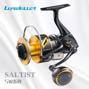 Lurekiller高速金属海钓拖钓铁板轮Saltist4000/5000/6000/10000