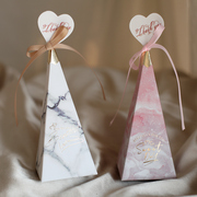 浪漫铁塔结婚礼抖音喜糖盒子成品创意成品喜糖礼盒装空盒