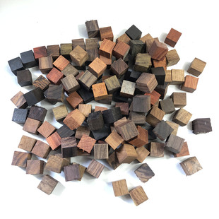 细木红木小料赞比亚血檀紫光檀木料，方块木块朋克，机器人2*2*2厘米