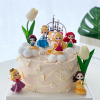 生日蛋糕卡通可爱公主摆件装饰女孩城堡云朵插件郁金香甜品台插牌