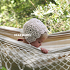纯手工编织毛线帽子春秋，婴儿女宝宝儿童，婴幼儿公主韩版百搭护耳帽