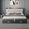 床现代简约1.8米双人床，气压储物收纳卧室2022年箱体榻榻米主卧床