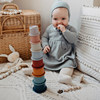 丹麦儿童叠叠杯婴儿彩虹塔叠叠乐宝宝早教层，层叠套杯玩具1-2-3岁