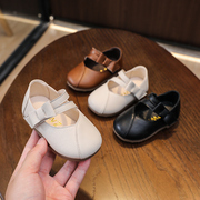 女宝宝鞋子春秋款0-1-2岁新婴儿小皮鞋软底小童公主鞋防滑学步鞋3