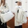 双肩包大容量女可套拉杆箱，上的旅行包时尚男防水健身包单肩行李包