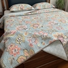 bubu出口纯棉夏凉被美式绗缝被，双人1.5米欧美床盖，夏季床品三件套