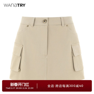 Wana try设计超短裙（含短裤）显瘦裙子半身裙性感a字迷你裙