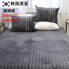 韩国进口 床盖枕套 超细绒面绗缝夹棉保暖床单人双人四季通用纯色