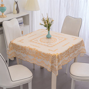 桌布长方形pvc餐桌布，台布塑料防水防油防烫免洗欧式田园茶几盖布