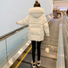 小款羽绒服女短款2023年韩版宽松显瘦时尚，白鸭绒(白鸭绒)小个子厚外套