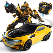 正版变形金刚，7大黄蜂擎天柱遥控汽车动漫，机器人车模生日礼物玩具