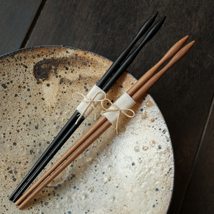 堂上燕手工柚木檀木，筷子日式家用实木一人，一筷便携高档抗菌防霉