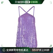 香港直邮潮奢parosh女士，紫色上衣