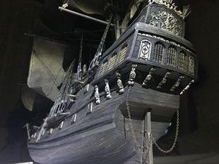 2024年黑珍珠号场景版黑珍珠号船模型，套材模型，DIY动手，船模