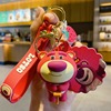 Disney正版钥匙扣迪士尼草莓熊玩偶公仔钥匙扣米奇书包挂件女礼物