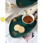 北欧陶瓷咖啡杯欧式小奢华套装，精致ins风点心，盘碟下午茶杯子创意