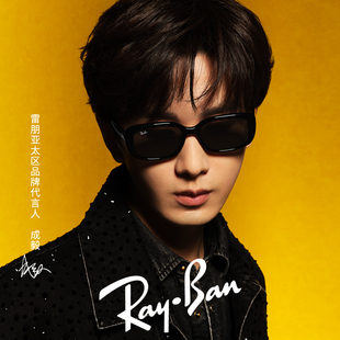 成毅同款2024RayBan雷朋枕形太阳镜男女0RB4421D可定制