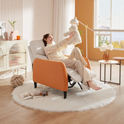 芝华仕头等舱单人沙发简约可躺手动功能单椅现代科技，布家具(布家具)k50733