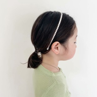 erniu.韩版儿童头箍可爱儿童，珍珠发箍气质女童，头饰配饰造型发饰