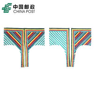 中国邮政集团储蓄银行绿色职业装百变魔术丝巾型丝巾设计款