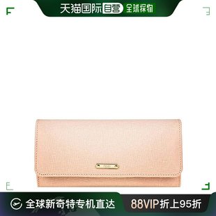 香港直邮fendi芬迪，女士淡粉色牛皮，长款钱包钱夹8m0251f09f0ndk