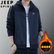 jeepspirit软壳男士，风衣潮流休闲时尚夹克，户外外套jc7298