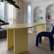 简约现代家用卧室写字台，北欧实木台式电脑桌子，异形办公桌简易书桌