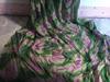 紫浪绿%波色条纹100色桑蚕丝真丝雪纺布料P 时装裙子围巾面料.