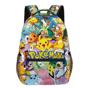 pikachu宠物精灵pokemon皮卡丘中小学生书包儿童背包双肩包