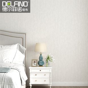 高档环保法式无缝墙布现代简约墙纸卧室客厅背景墙美式提花壁布