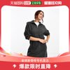 香港直邮潮奢asos女士设计针织，套头迷你拉链领木炭色连衣裙