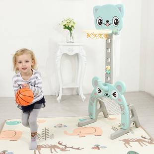 儿童篮球架可升降室内宝宝玩具，球1-2-3-6周岁，男t孩家用投篮框架子
