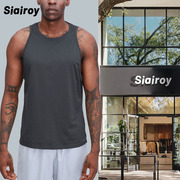 美国siairoy男生运动背心，跑步篮球健身服宽松户外透气速干上衣