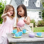 greentoys美国牛奶罐制造环保茶具下午茶晚餐，餐具组合儿童过家家