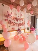 宝宝周岁生日装饰场景布置派对装饰品快乐女孩儿童主题背景墙气球