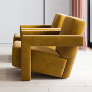 纳威意式单人沙发客厅现代简约小户型设计师极简网红个性沙发椅子