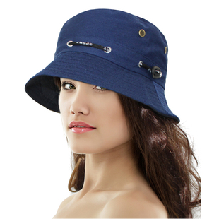 男女春夏情侣季桶帽钓鱼帽，渔夫帽户外帽，遮阳帽盆帽帆布58cm可调节