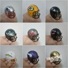 正版散货NFL橄榄球头盔模型 安全帽摆件 微缩玩具 美式足球周边