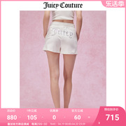 Juicy Couture橘滋短裤女2024春夏美式宽松辣妹天鹅绒休闲裤