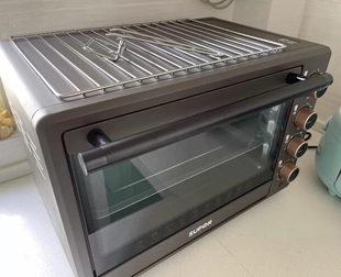 苏泊尔家用多功能电烤箱，38l大容量上下独立控温钢灰色k38fk613