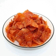 延边特产延吉朝鲜族美食小吃零食甜辣豆皮豆片素食250克×2袋