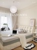 棉花糖布艺床奶油风女生卧室，法式白色双人床现代简约床北欧大床