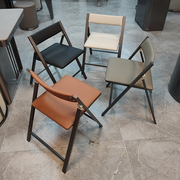 现代简约易收纳便携折叠椅家用餐椅办公会议电脑咖啡厅椅凳子户外