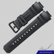替换男卡西欧手表带配件AWG-M100/AW-590/AW-591/G-7700树脂胶带