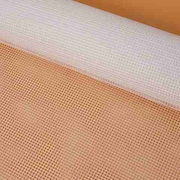 。钩针绣布垫子毛线秀段段绣地毯手钩白色专用网格毛毯编织自制